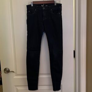 Kut from the Kloth jeans, dark jean colored. super skinny size 4